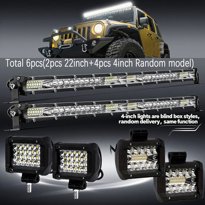 Pro-Series LED Off-Road Light Bar & Work Light Pods | 4" - 21" Weatherproof Lighting Kits