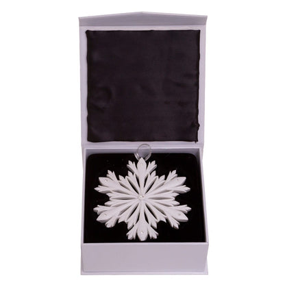 Elegant Snowflake Ornament with Swarovski Elements