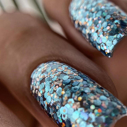Akzentz Gel Play - Glitter Crush Blue