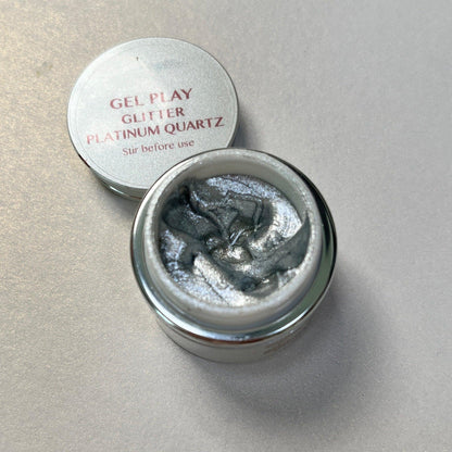 Akzentz Gel Play - Glitter Platinum Quartz