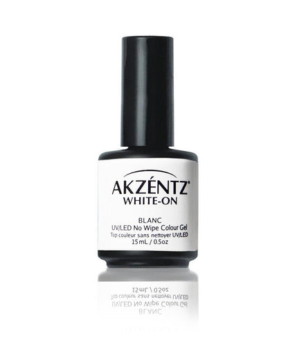 Akzentz White-On No-Cleanse Top Color for Chrome