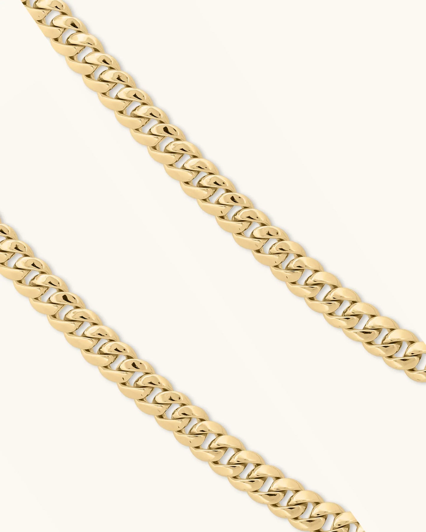 14K Gold 9.5mm Lite Miami Cuban