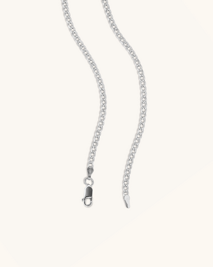 2mm Diamond Cut Cuban Chain