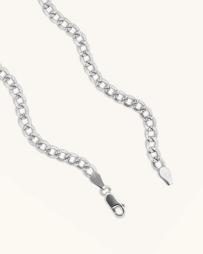 4mm Diamond Cut Cuban Chain