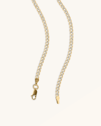 3mm Diamond Cut Cuban Chain
