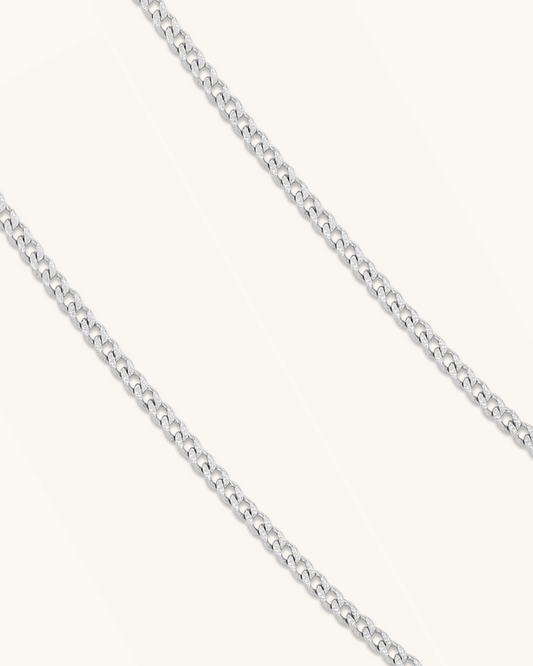 3mm Diamond Cut Cuban Chain
