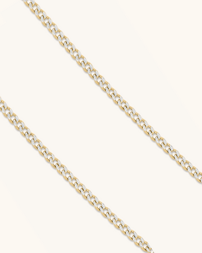 3mm Diamond Cut Cuban Chain