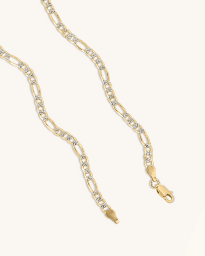 3mm Diamond Cut Figaro Chain