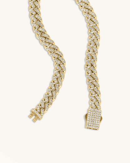 8mm Monaco Cuban Chain