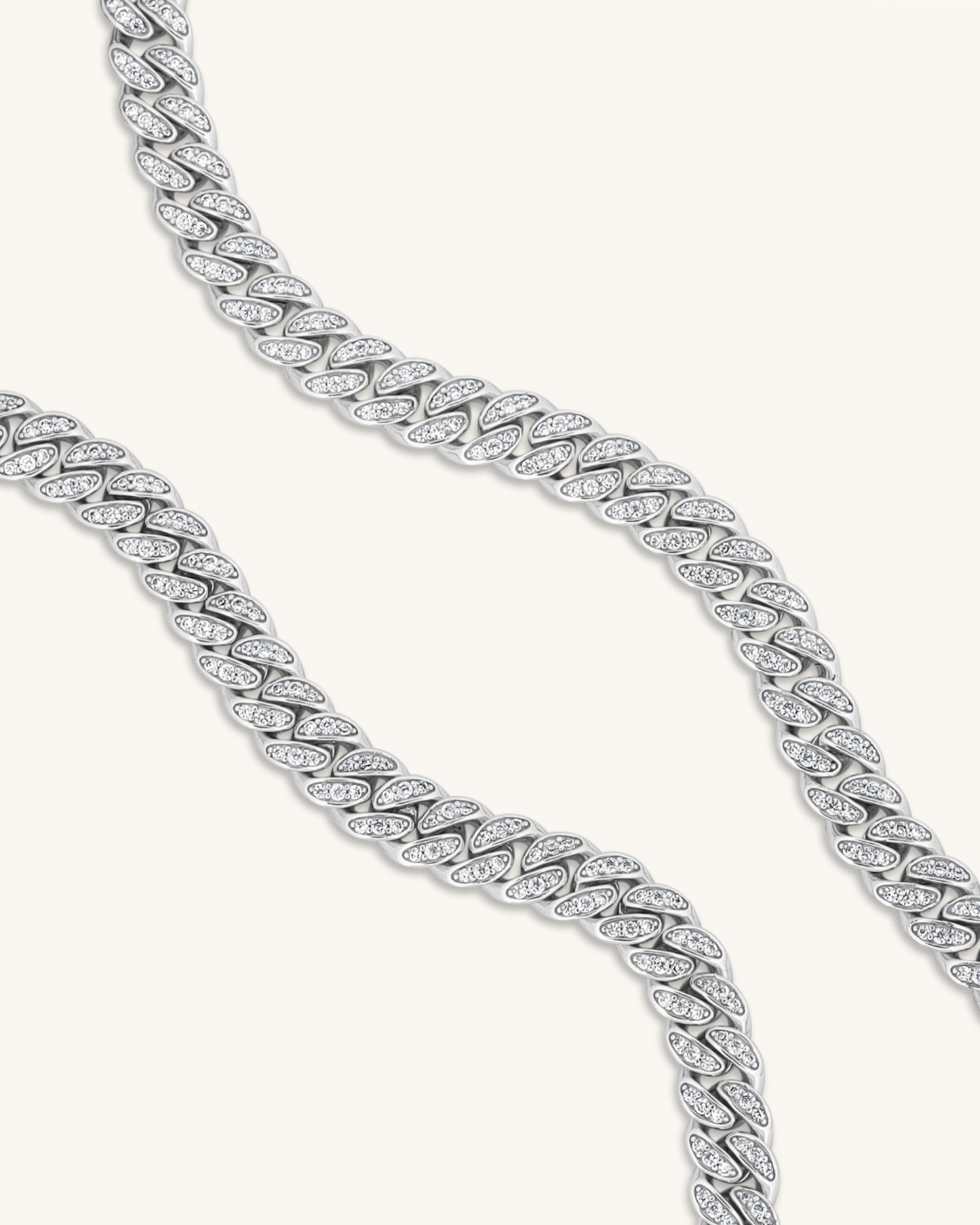 8mm Monaco Cuban Chain