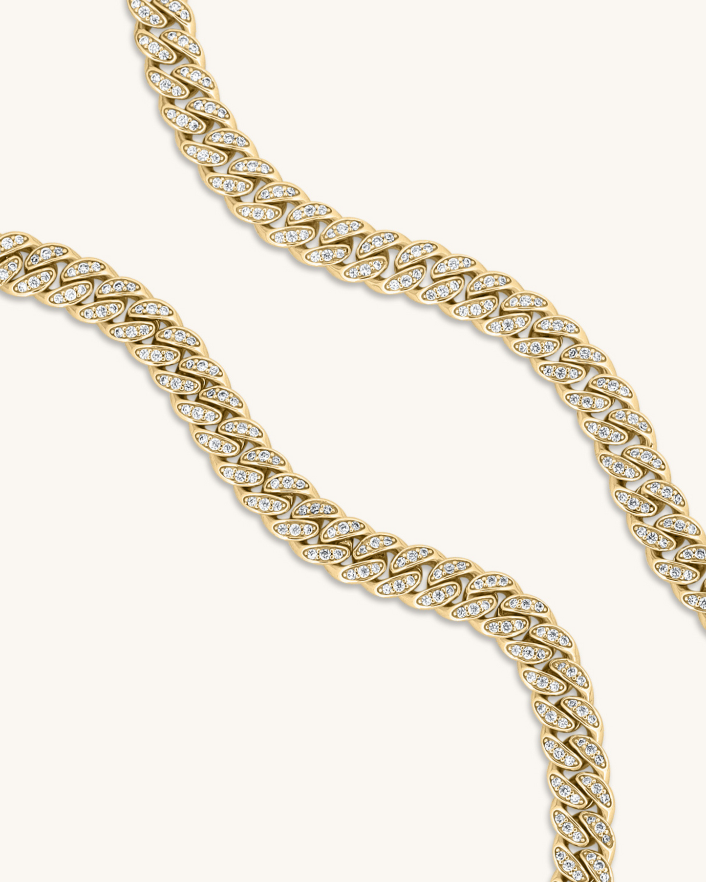 8mm Monaco Cuban Chain