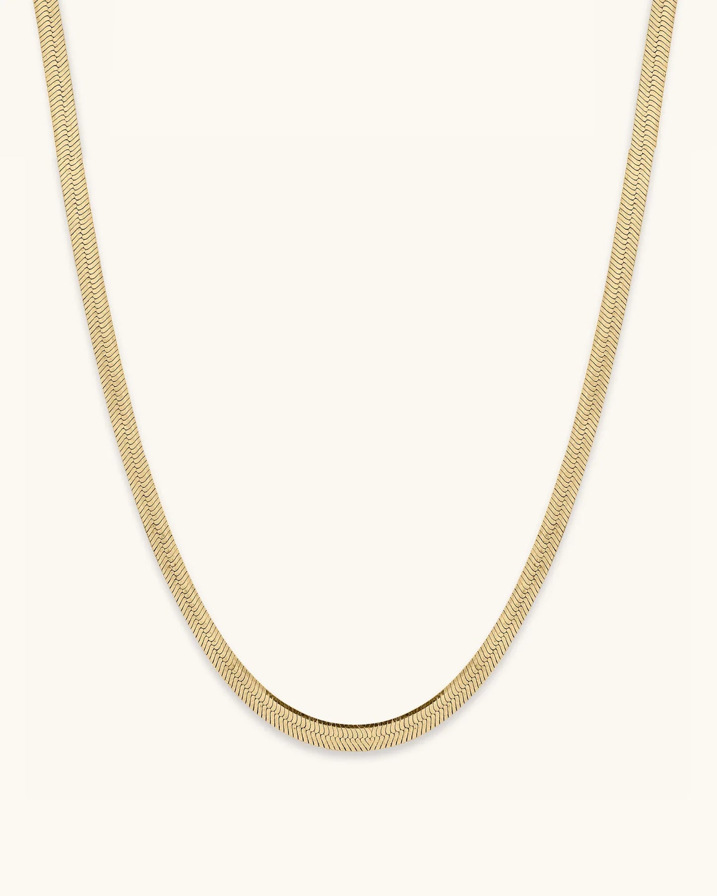 14K Gold 2.8mm Imperial Herringbone Chain