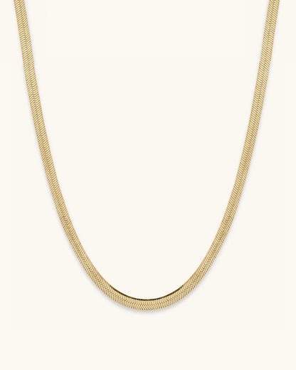 14K Gold 2.8mm Imperial Herringbone Chain