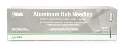 Jeffers Aluminum Hub Needles, Box of 100