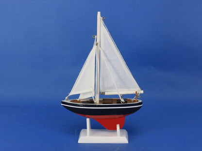 American Sailboat Christmas Tree Ornament 9""