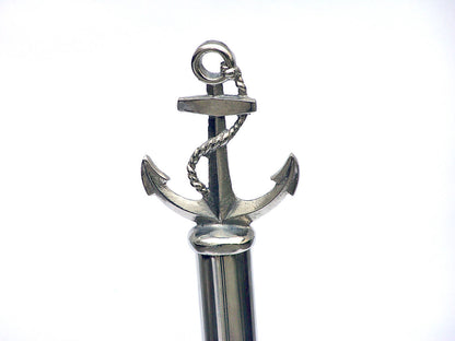 Chrome Anchor Extra Toilet Paper Holder 16""