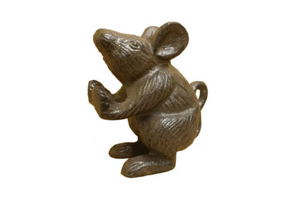 Cast Iron Mouse Door Stopper 5""