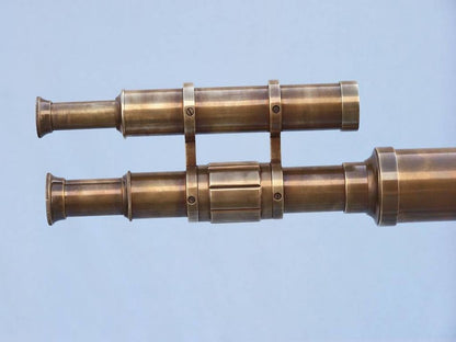 Floor Standing Antique Brass Griffith Astro Telescope 64""