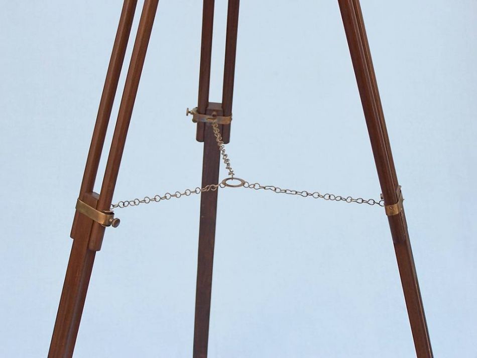 Floor Standing Antique Brass Griffith Astro Telescope 64""