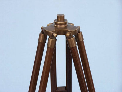 Floor Standing Antique Brass Galileo Telescope 65""