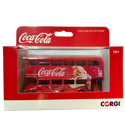 London Double Decker Bus - Coca Cola Santa