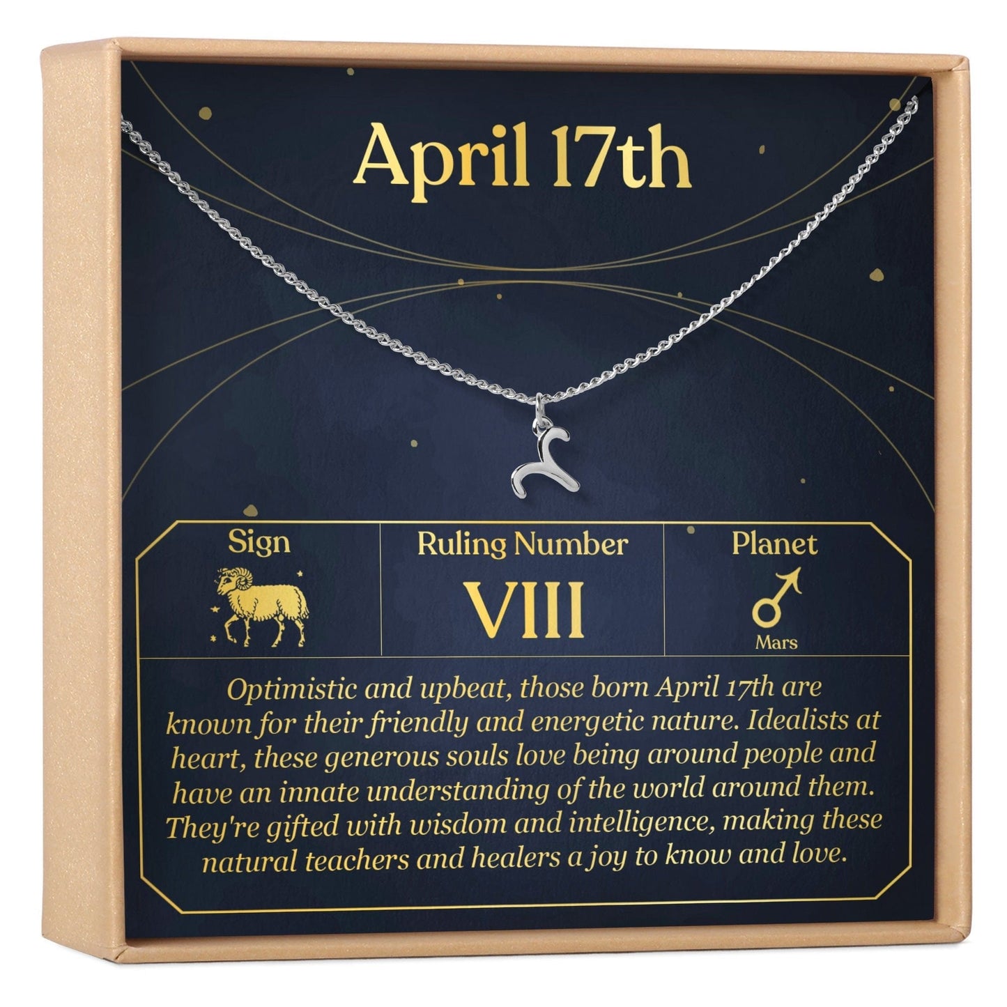 April 17th Aries Necklace