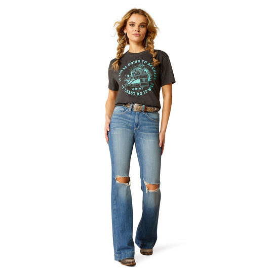 Ariat Women's Barrel Beauty Shortsleeve Shirt