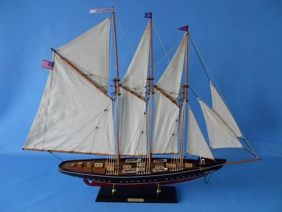 Wooden Atlantic Limited Model Sailboat 25""