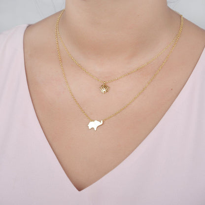 Aunt-Niece Christmas Necklace, Multiple Styles