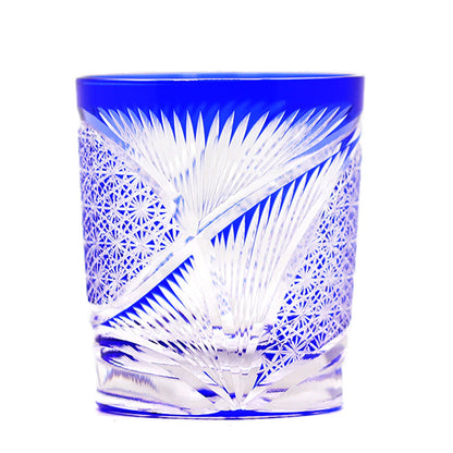Hand Carved Vintage Crystal Glass