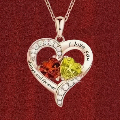 Silvery Fashion Exquisite Elegant Love Trendy Jewelry Thanksgiving Christmas Birthday Gift Memorial Gift