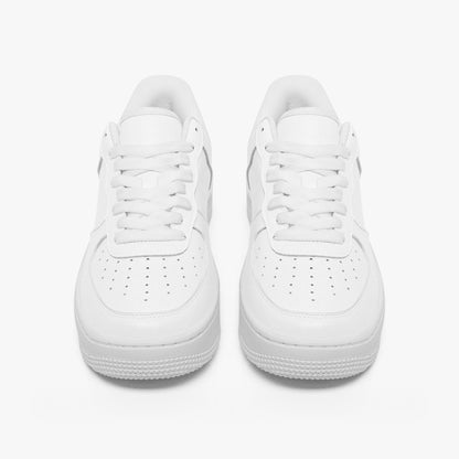 NESTDEER 977. AF1 Low-Top Leather Sports Sneakers - Tongue Printable