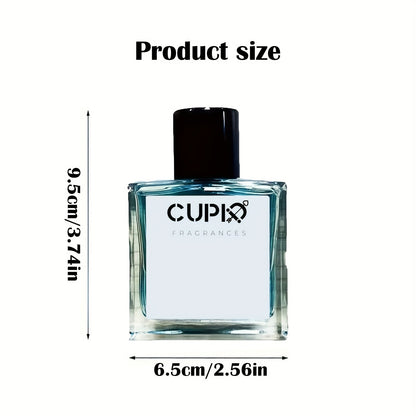 Cupid 2.0 Cologne Spray for Men - 1.7oz Long-lasting Luxury Scent, Perfect Romantic Nights & Valentine's Day Gift - 50ml Travel-friendly Cologne with Mega Discount
