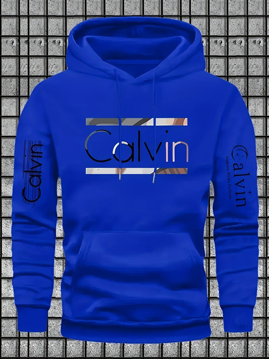 Mens Casual Versatile Hoodie Gal Letter Print