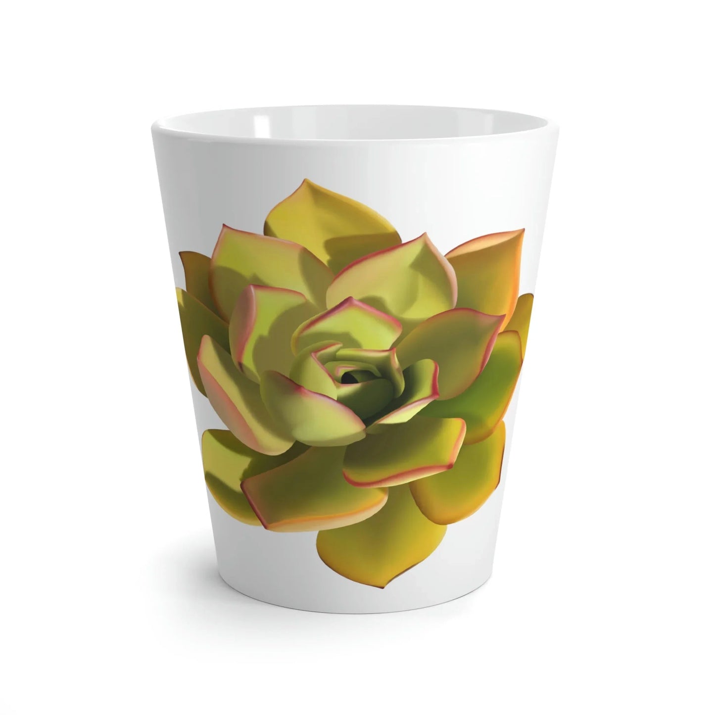 Noble Aeonium Succulent Ceramic Mug 12 oz