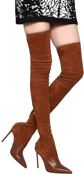 Sexy Over-the-Knee Stretchy High-Heel Womens Boots