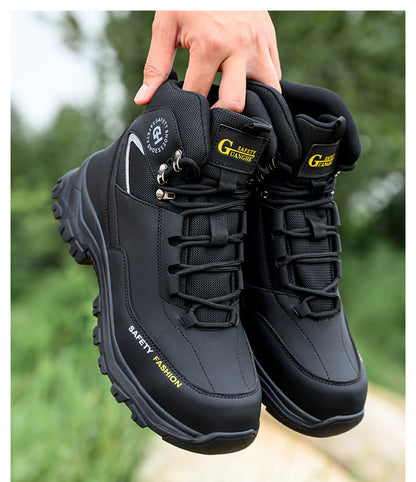Heavy-Duty High-Quality Steel Toe Men's Work Boots