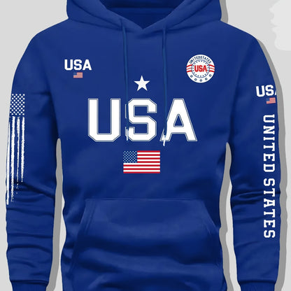 Unisex USA American Flag Hoodies