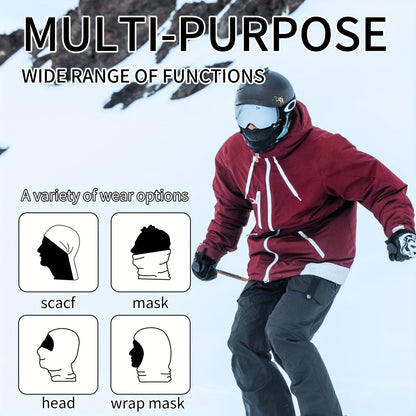 Face Mask, Cold Weather Winter Fleece Thermal Ski Mask Cover for Men Women, Warmer Windproof Breathable, Cold Weather Gear for Skiing, Outdoor, Riding Motorcycle & Snowboarding