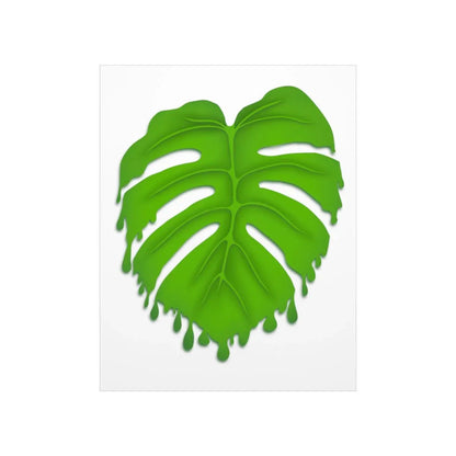 Melting Monstera Botanical Print – Unframed Wall Art