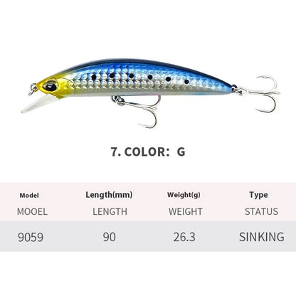 Lure Tossing Submerged Sea Fishing Bait