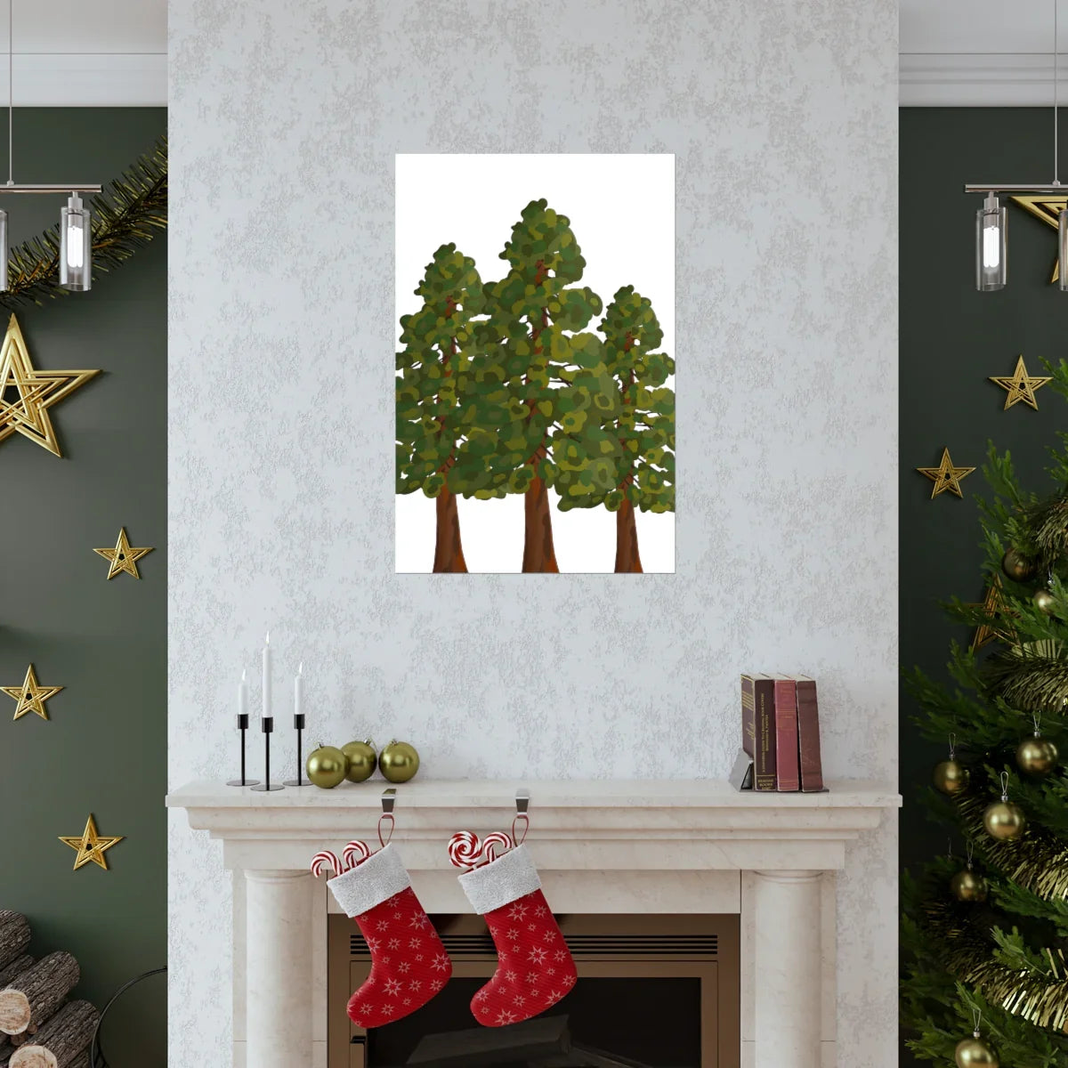 Coastal Redwood Print – Unframed Wall Art