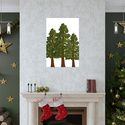 Coastal Redwood Print – Unframed Wall Art
