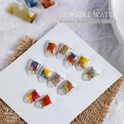 Quick-drying Nail Art Watercolor Shading Fluid Pearlescent Gradient Ink White Gilding Smoke