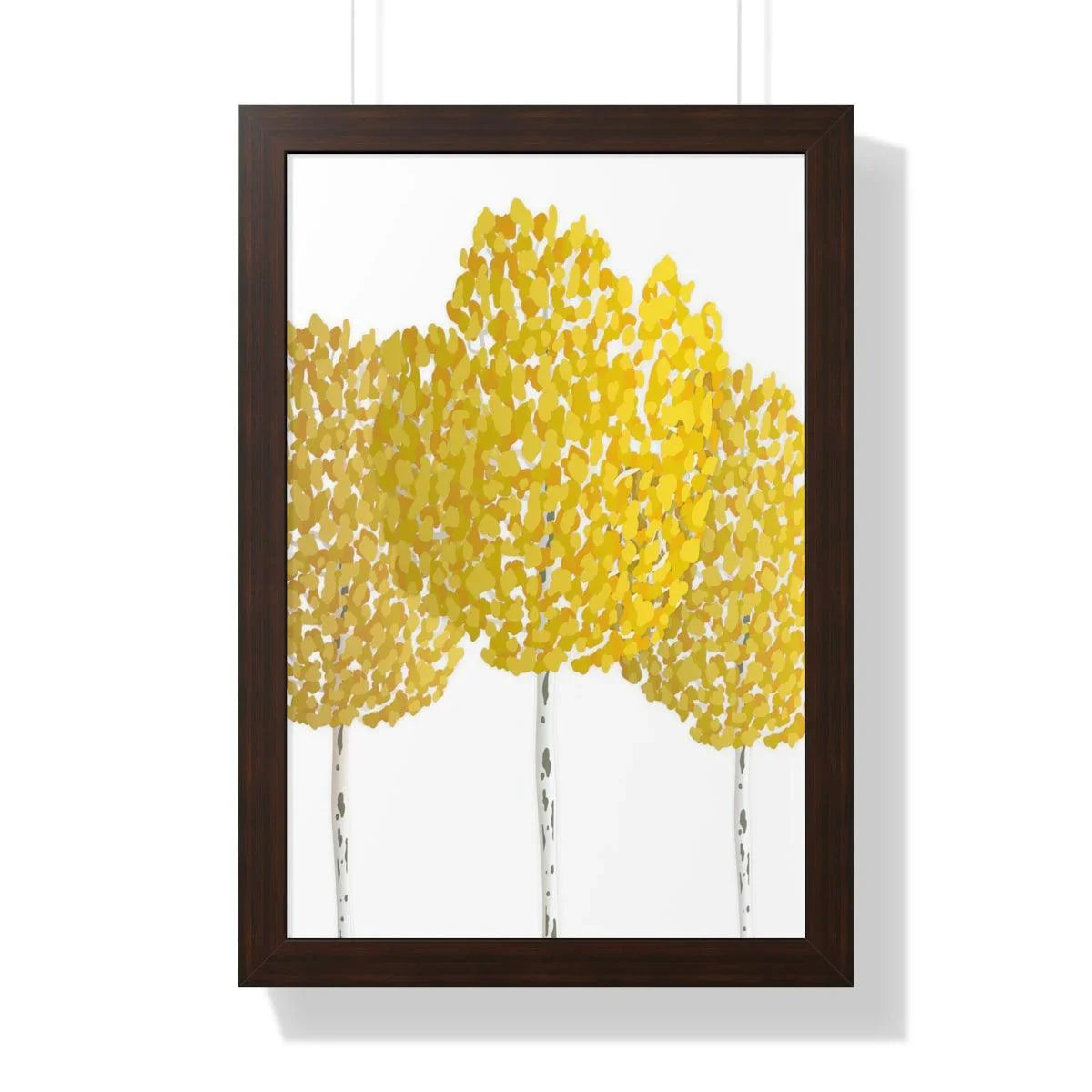 Fall Aspen Framed Print – Wall Art