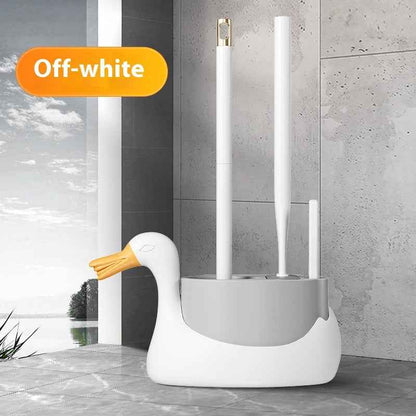 Three-in-one Toilet Brush Wall-mounted Household Light Luxury No Dead Angle Bathroom Gap Brush Multifunctional Cleaning Suit