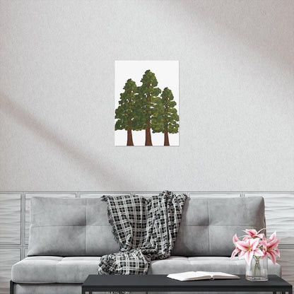 Coastal Redwood Print – Unframed Wall Art