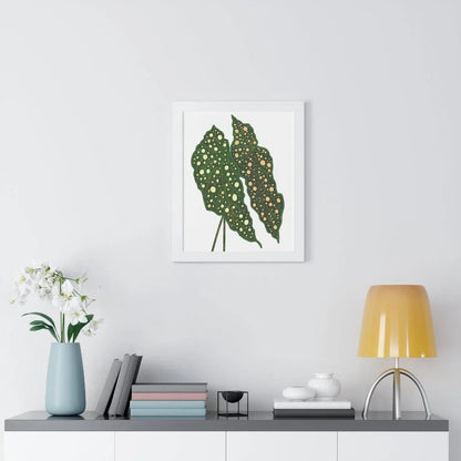Begonia Maculata Framed Print – Botanical Wall Art