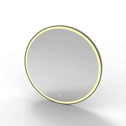 Smart Bathroom Mirror Wall-mounted Aluminum Alloy Frame LED Light Makeup Mirror