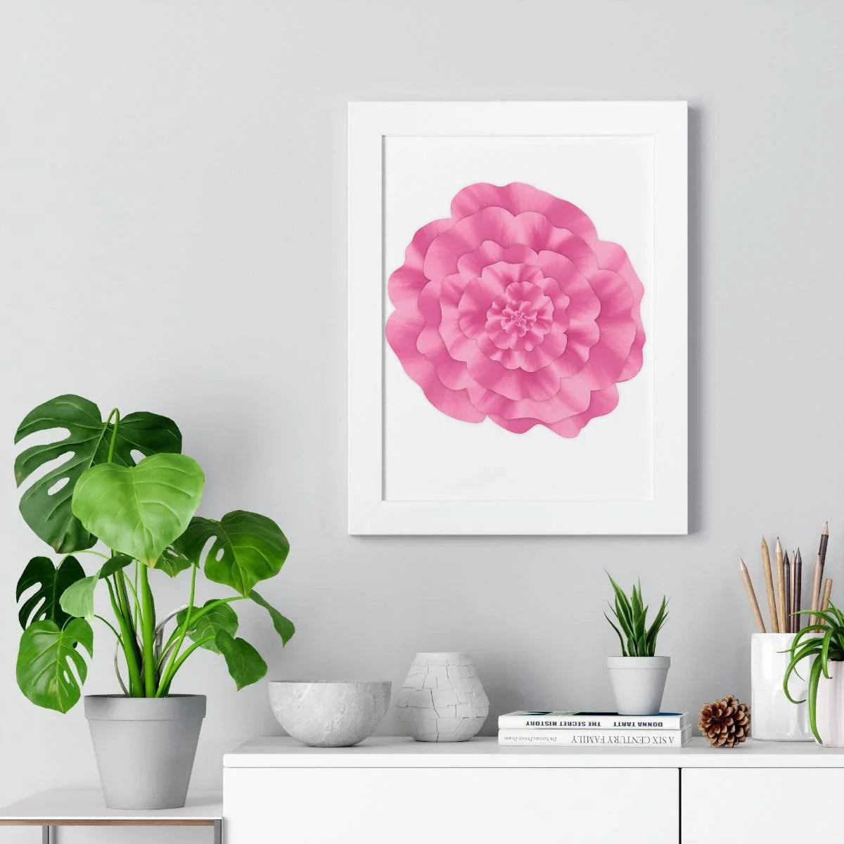 Peony Framed Print – Botanical Wall Art